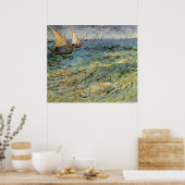 Seascape at Saintes-Maries - Van Gogh Poster (Küche)
