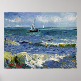 Seascape at Saintes Maries - Vincent Van Gogh Poster