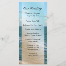 Seascape Beach Hochzeit Blue Ocean Programm
