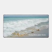 Seascape Beach Surf Ocean Landschaft Fotografisch Schreibtischunterlage (Vorderseite)