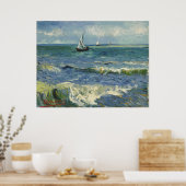 Seascape bei Les Saintes-Maries-de-la-Mer Poster (Küche)