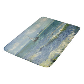 Seascape bei Saintes-Maries de la Mer von van Gogh Badematte