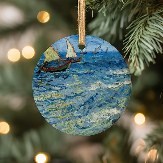 Seascape bei Saintes-Maries | Vincent van Gogh Keramik Ornament