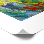 Seascape bei Saintes-Maries Vincent Van Gogh Poster (Ecke)