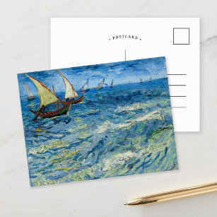 Seascape bei Saintes-Maries   Vincent Van Gogh Postkarte