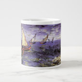 Seascape bei Saintes Maries von Vincent van Gogh Jumbo-Tasse (Vorderseite)