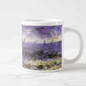 Seascape bei Saintes Maries von Vincent van Gogh Jumbo-Tasse (Rechts)
