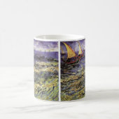 Seascape bei Saintes Maries von Vincent van Gogh Kaffeetasse (Mittel)