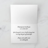 Seascape bei Saintes Maries von Vincent van Gogh Karte (Innenseite)