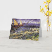 Seascape bei Saintes Maries von Vincent van Gogh Karte (Gelbe Blume)