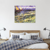 Seascape bei Saintes-Maries von Vincent van Gogh Leinwanddruck (Insitu (Schlafzimmer))