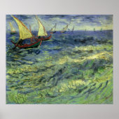 Seascape bei Saintes Maries von Vincent van Gogh Poster (Vorne)