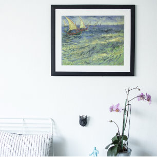 Seascape bei Saintes Maries von Vincent van Gogh Poster