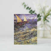 Seascape bei Saintes Maries von Vincent van Gogh Postkarte (Stehend Vorderseite)