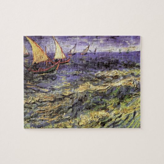 Seascape bei Saintes Maries von Vincent van Gogh Puzzle (Horizontal)