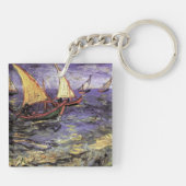 Seascape bei Saintes Maries von Vincent van Gogh Schlüsselanhänger (Rückseite)
