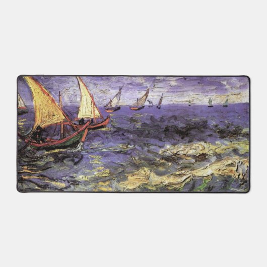 Seascape bei Saintes Maries von Vincent van Gogh Schreibtischunterlage (Vorderseite)