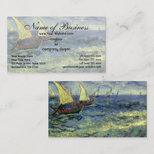 Seascape bei Saintes-Maries von Vincent van Gogh Visitenkarte