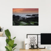 Seascape bei Sonnenuntergang Poster (Heimbüro)