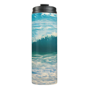 Seascape Blue Ocean Wave Thermosbecher