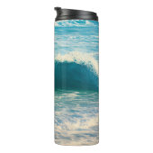 Seascape Blue Ocean Wave Thermosbecher (Nach rechts gedreht)