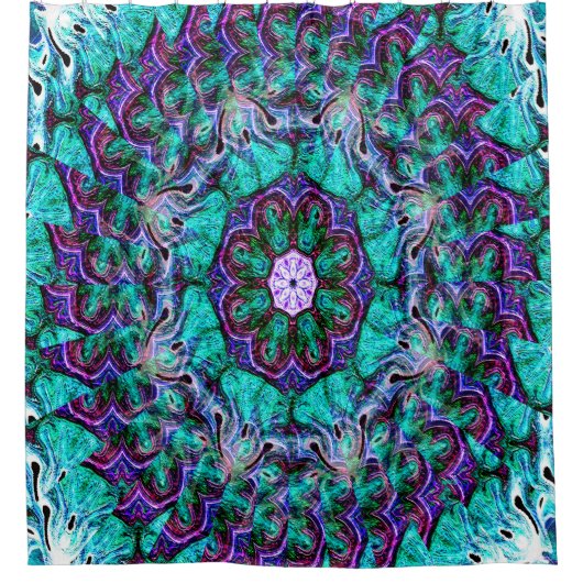 Seascape Blume...... Duschvorhang (Vorderseite)