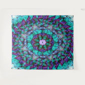 Seascape Blume...... Wandteppich (Vorderseite (Horizontal))