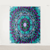 Seascape Blume...... Wandteppich (Vorderseite)