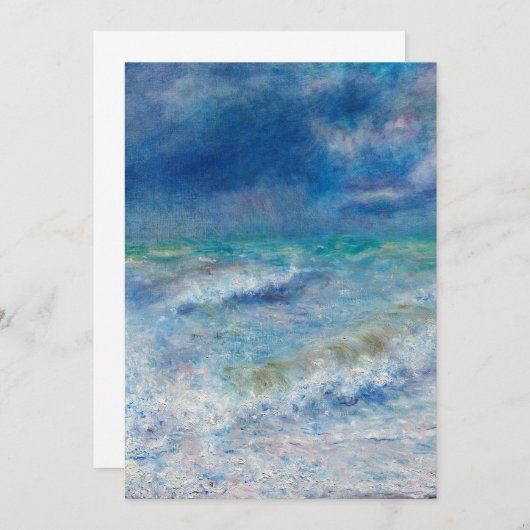 Seascape by Pierre-Auguste Renoir Kunst (Vorne/Hinten)