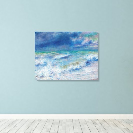 Seascape by Pierre-Auguste Renoir Kunst Leinwanddruck (Insitu (Holzboden))
