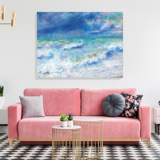 Seascape by Pierre-Auguste Renoir Kunst Leinwanddruck (Insitu (Wohnzimmer))