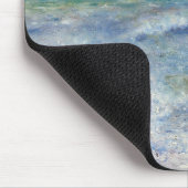 Seascape by Renoir - Impressionist Ocean View Mousepad (Ecke)