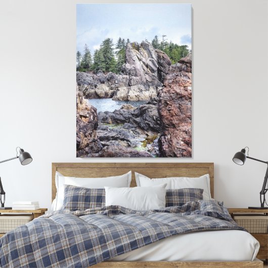 Seascape Crest Leinwanddruck (Insitu (Schlafzimmer))