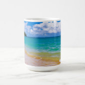 Seascape entlang der Hanalei Bay Kaffeetasse (Mittel)