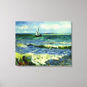 Seascape, feine Art Painting by Van Gogh, Leinwanddruck