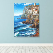 Seascape felsige Klippen Leinwanddruck (Insitu (Holzboden))