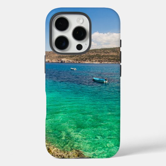 Seascape Fisherman Boat Case‑Mate iPhone Case (Rückseite)