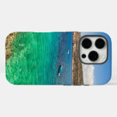Seascape Fisherman Boat Case‑Mate iPhone Case (Rückseite (Horizontal))