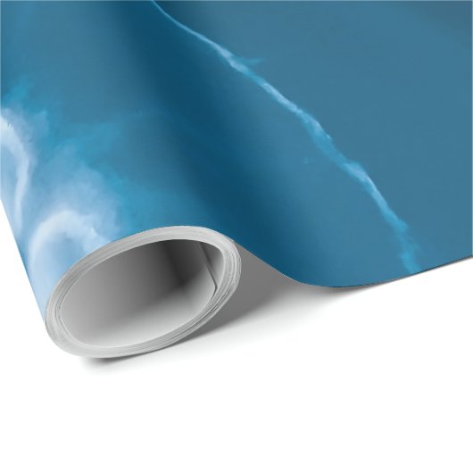 Seascape Geschenkpapier (Rolleneckpunkt)