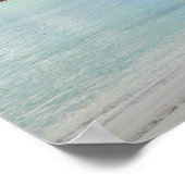 "SEASCAPE / GRÜNE TURTLE CAY / ABACO INSELN" POSTER (Ecke)