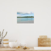 "SEASCAPE / GRÜNE TURTLE CAY / ABACO INSELN" POSTER (Küche)