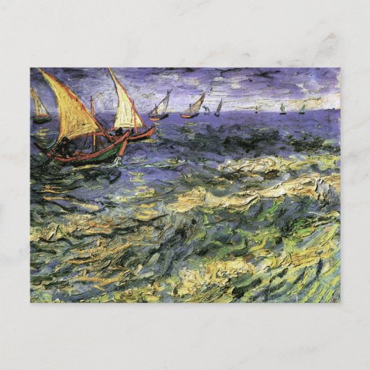 Seascape in Saintes-Maries Van Gogh Kunstmuseum Postkarte (Vorderseite)