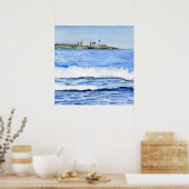 Seascape in York, Maine Archival Print Poster (Küche)