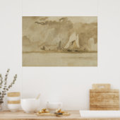 Seascape (John Constable) - British Maritime Art Poster (Küche)