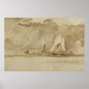 Seascape (John Constable) - British Maritime Art Poster