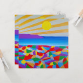 Seascape Karte (Vorderseite/Rückseite Beispiel)