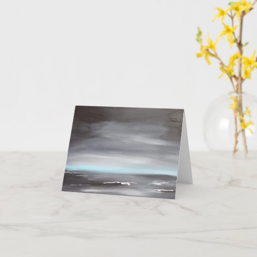 Seascape Karte (Gelbe Blume)