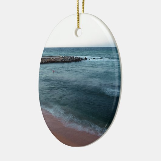 Seascape Keramik Ornament (Links)