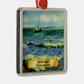 Seascape, Kunstmalerei von Van Gogh Ornament Aus Metall (Rechts)