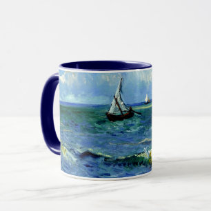 Seascape, Kunstmalerei von van Gogh  Tasse
